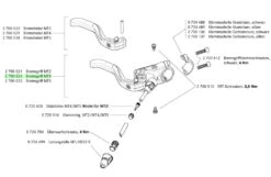 MAGURA MT4 Bremsgriff 2-Finger Aluminiumhebel -Cube Verkäufe 2700524 1
