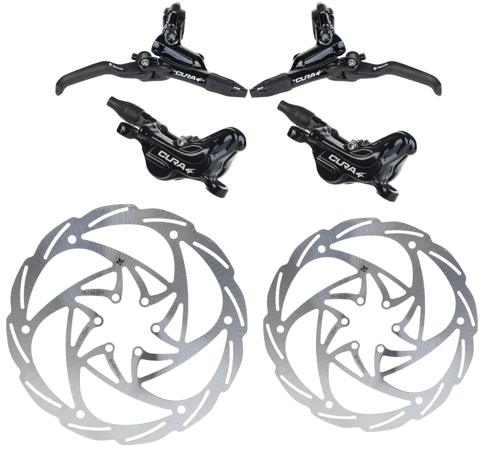 Formula Cura 4 Scheibenbremsen-Set + Monolitic 3 Formula Cura 4 Scheibenbremsen-Set + Monolitic