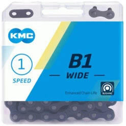 KMC B1 Wide Singlespeedkette -Cube Verkäufe 605797 groot BB1WB0112 B1 Wide Black