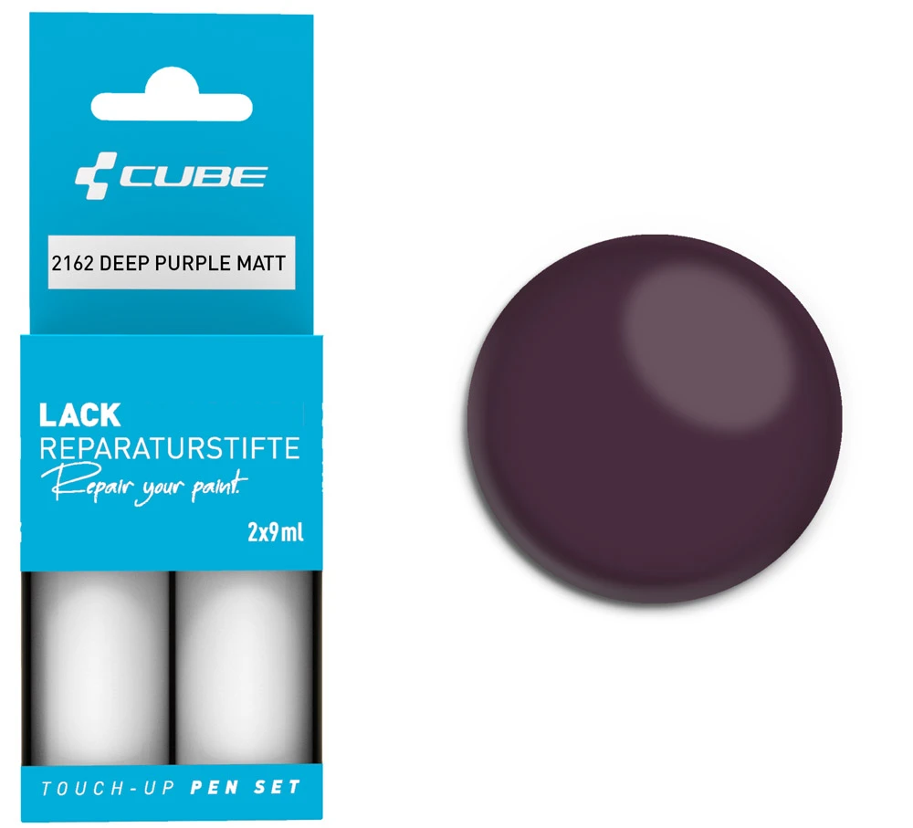 Cube Lackreparaturstift Set DEEP PURPLE Matt 3 Cube Lackreparaturstift Set DEEP PURPLE Matt