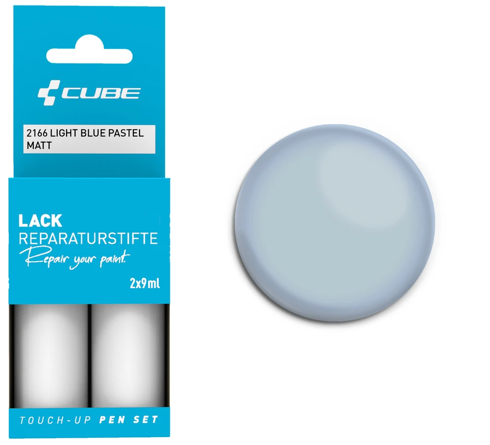Cube Lackreparaturstift Set LIGHT BLUE PASTEL Matt 3 Cube Lackreparaturstift Set LIGHT BLUE PASTEL Matt