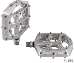 HOPE F20 Plattformpedale -Cube Verkäufe Hope F20 Plattformpedale silver PDF20S