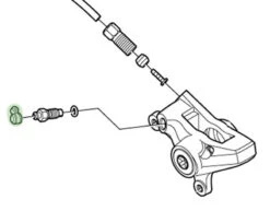 Katana Schutzkappen Für Entlüftungsnippel (2 Stück) -Cube Verkäufe Katana Schutzkappen fur Entluftungsnippel 2 Stuck 20102592 a