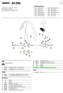 Mavic Axle Support Rear Boost 148mm -Cube Verkäufe Mavic Axle Support Rear Boost 148mm V2371401