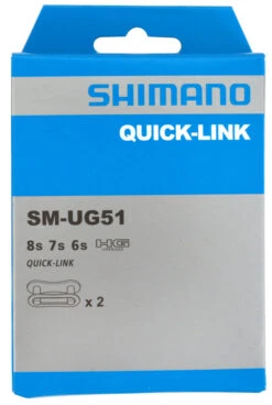 Shimano SM-UG51 6/7/8-fach Quick-Link Kettenschloss 2 Paar -Cube Verkäufe SM UG51 b
