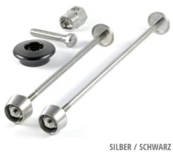 Pitlock Set 03 / GA Sicherungskit -Cube Verkäufe Set 03 GA Plug silber schwarz en