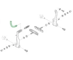 Shimano Zugführungsrohr SM-VBRK Für V-Brake -Cube Verkäufe Shimano Zugfuhrungsrohr SM VBRK