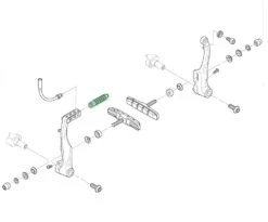 Shimano Faltenbalg Für V-Brake -Cube Verkäufe Shimano Faltenbalg fur V Brake Y8FG05000 1
