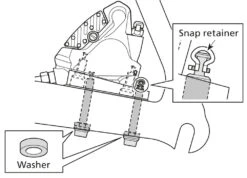 Shimano SM-MA-R160D/D Flat-Mount Adapter Für HR 160mm Bremsscheibe -Cube Verkäufe Shimano Flat Mount Adapter 160mm SM MA R160DD ISMMAR160DDB c