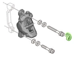 Shimano Sicherungsring Für Bremssattelschraube -Cube Verkäufe Shimano Stop Ring fuer Bremssattelschraube Y81703000 a