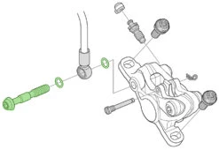 Shimano Bremsleitungsschraube + Dichtring Für SM-BH90-SBM 5 Shimano Bremsleitungsschraube + Dichtring Für SM-BH90-SBM -Cube Verkäufe Shimano Y8LF98030 b