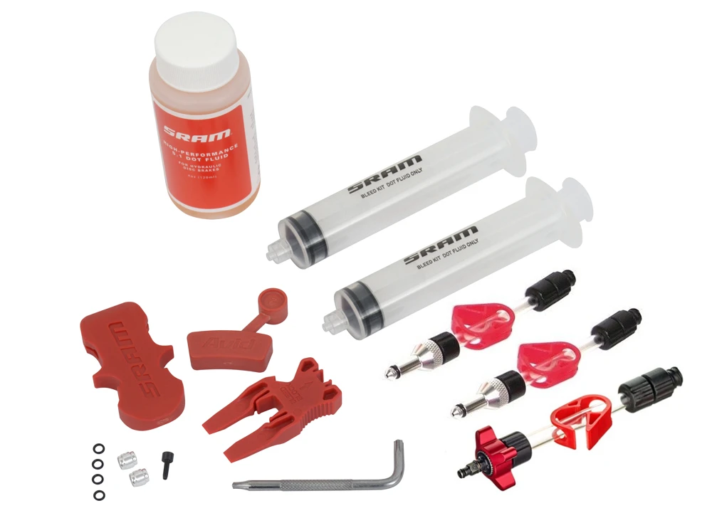 SRAM Entlüftungskit Scheibenbremsen Mit DOT 5.1 3 SRAM Entlüftungskit Scheibenbremsen Mit DOT 5.1