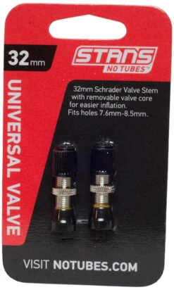 Stan's NoTubes Tubelessventil Schrader 32mm (Paar) -Cube Verkäufe Stan s Notubes Tubelessventil Schrader 32mm AS0095 2