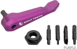 Axle Handle Multitool 13 Axle Handle Multitool -Cube Verkäufe Wolf Tooth Axle Handle Multi Tool Purple 5